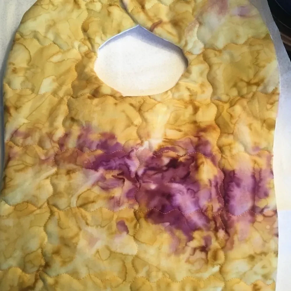3/$25 or $12 ea. NWT Handmade Quilted Reversible Baby Bib.